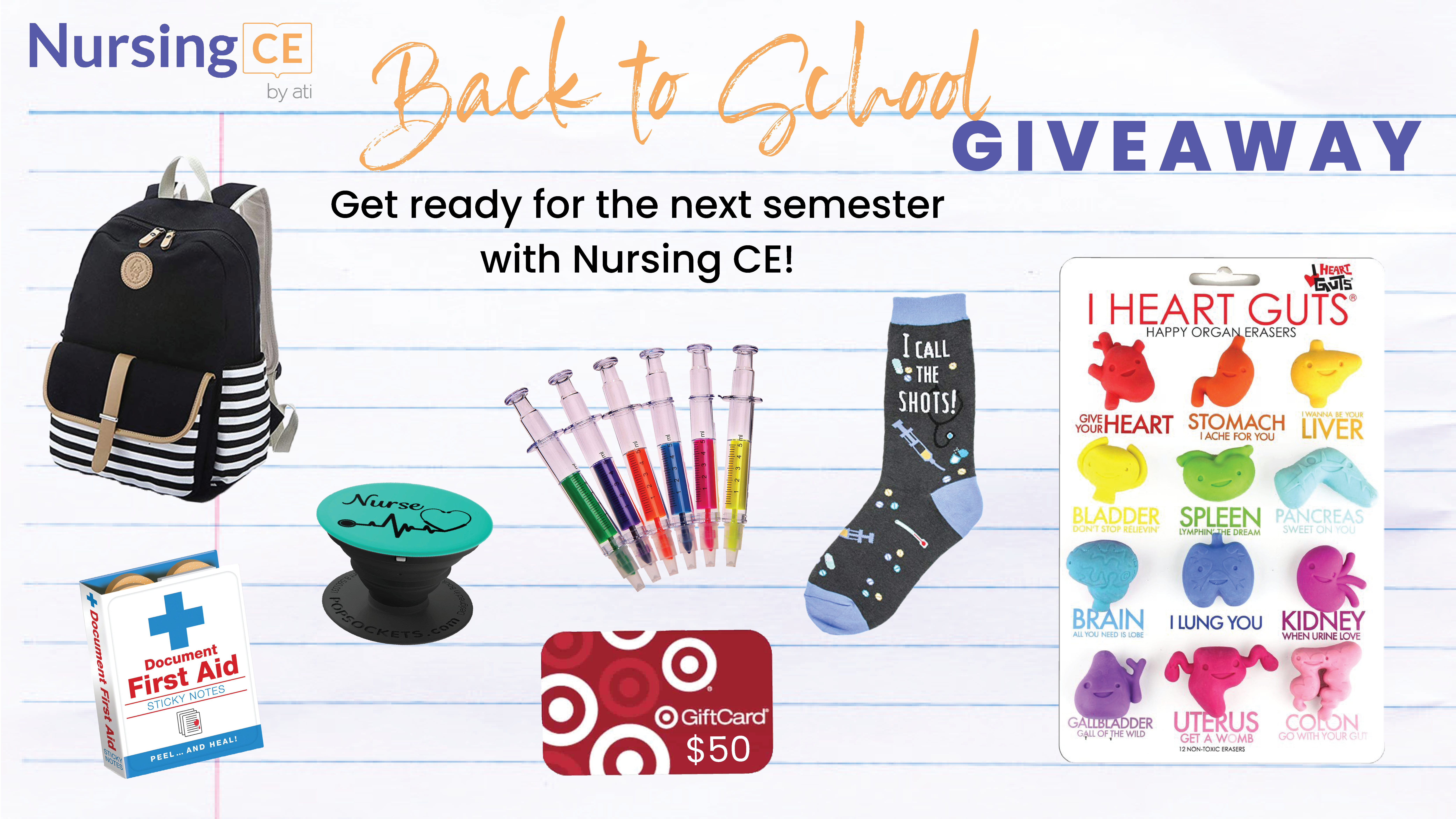 Headed Back to School? Enter to Win Our Nursing Back-to-School Prize Pack